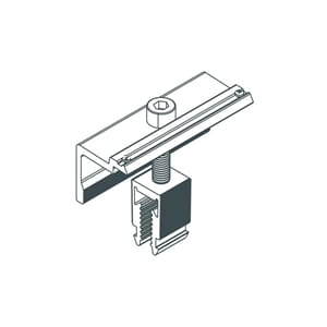 CLE10+ End clamp click 30-46mm 80mm ALU