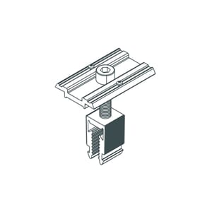 CLM10 middle clamp click 30-46mm BLACK