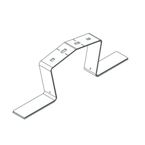 S10+MB-PP Middel bracket S10+ with pads