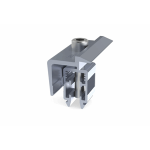 EasyClamp End U60 V.2 SET(Endclamp, Isonut, Bolt, M8 Spring)