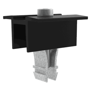 Panelklemme mellom 30-40mm Sort