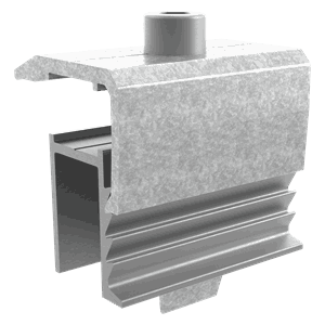 Panelklemme Ende 30-40mm Sort