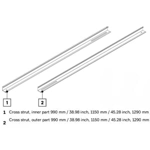 CSi1150 cross strut inner part 1150mm