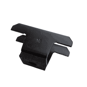 IN ROOF DOUBLE CLAMP V23 EPDM -BLACK